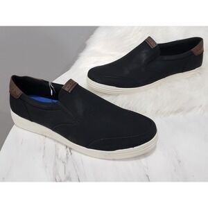 NEW NO BOX‎ SZ 13 WIDE BLACK Nunn Bush Men's Kore City Walk Moc Toe Slip-On SHOE